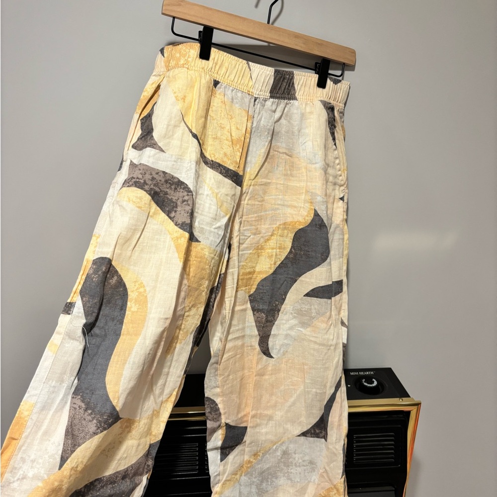 Rachel Zoe Multicolor Abstract Ankle Pants
